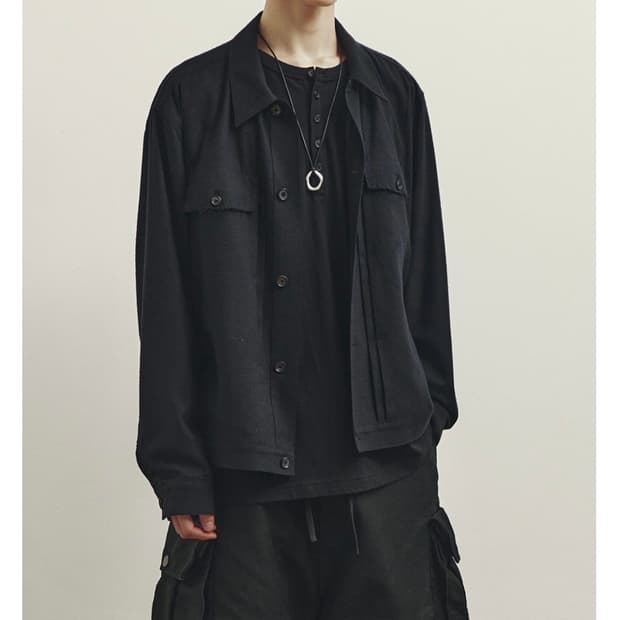 Youth 25ss Silk Nep trucker jacket
