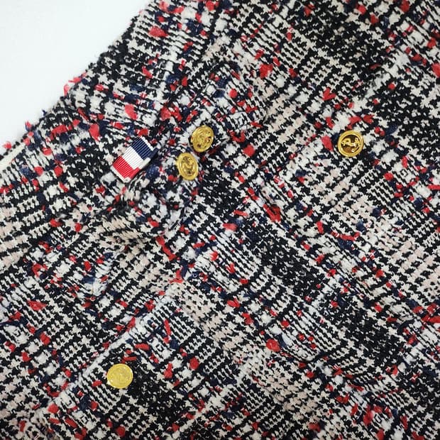 톰브라운 트위드 스커트