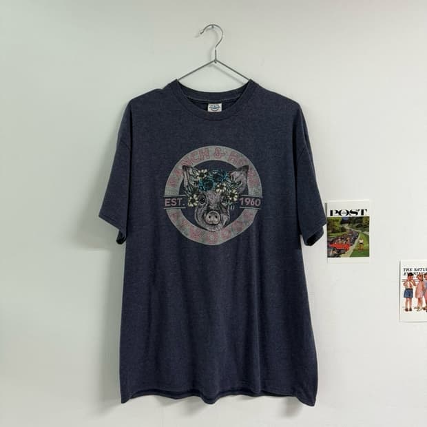 Usa delta print tshirt 델타 