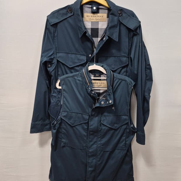 버버리 필드 자켓 야상 + 베스트 세트 남성50