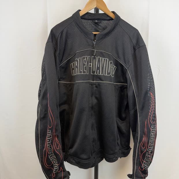 할리데이비슨 플레임 자켓 3M 리플렉티브 라이딩 자켓