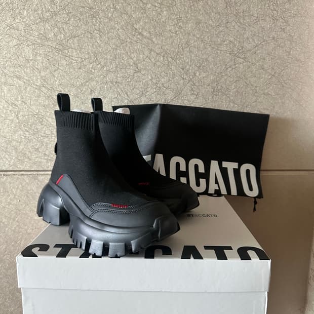 스타카토 앵클부츠 여성 size38