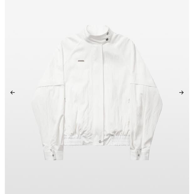 킴서울 하이넥 자켓 아이보리