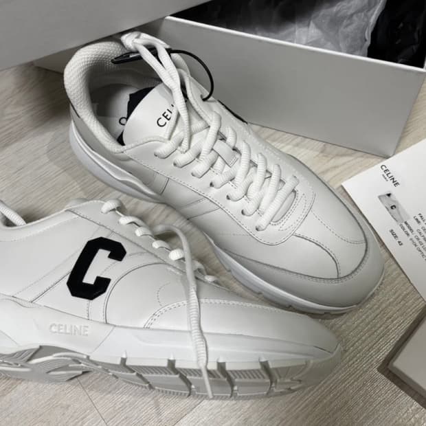 새상품 셀린느 CR-02 로우 레이스업 남자 스니커즈 42 (270사이즈