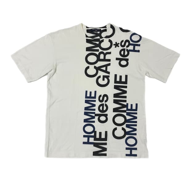 Comme des Garçons Homme 레터링 티셔츠