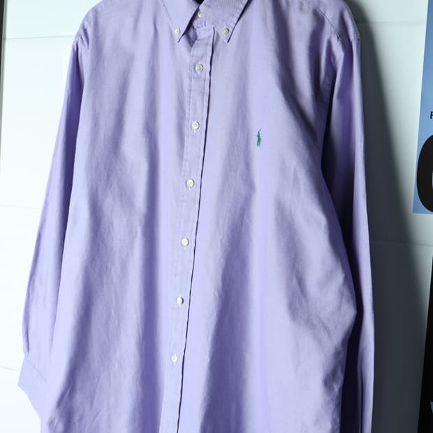 (2XL-3XL) 폴로 랄프로렌 셔츠 남방 USA 연보라-H3H33982
