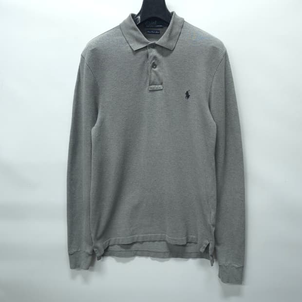 폴로 랄프로렌 00's 피마 코튼 스판 긴팔 카라티(95)