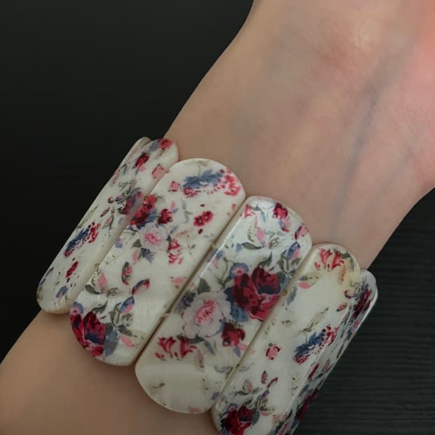 빈티지 모리 페어리 플라워 팔찌