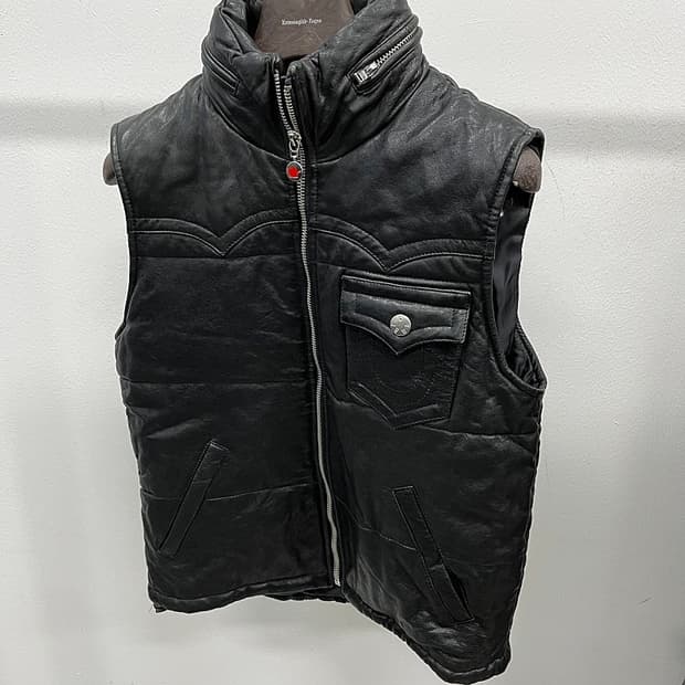 95-100) 트루릴리젼 양가죽 패딩조끼