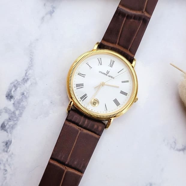 [특가상품]정품 유니버셜 제네브 코인 엣지 남여공용 쿼츠시계