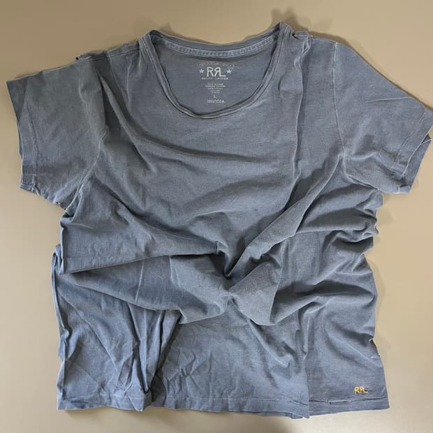 RRL 가먼트다이 티셔츠