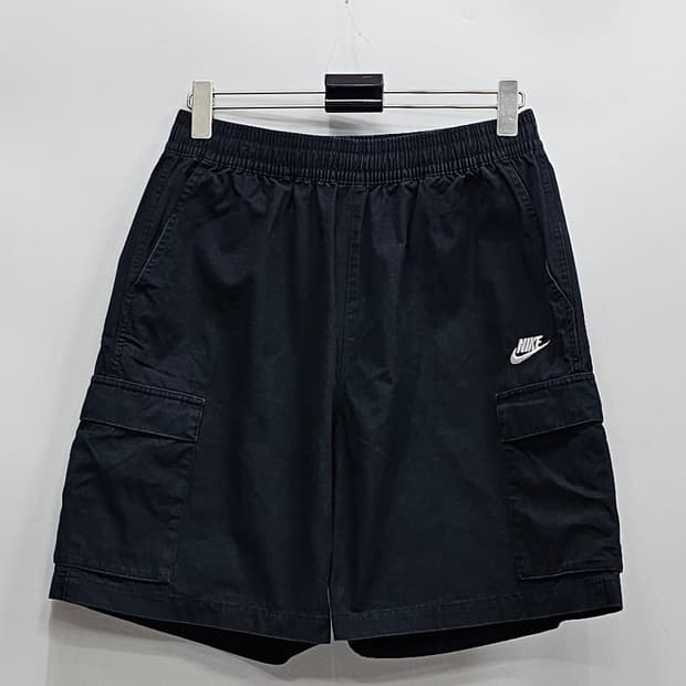 NIKE 23SS 카고 립스탑 쇼츠 트레이닝 반바지 / 남 M 블랙
