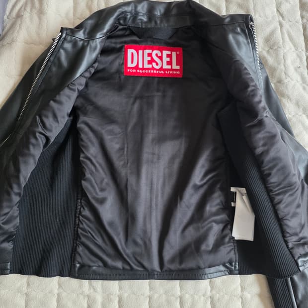 디젤 레더 바이커 자켓