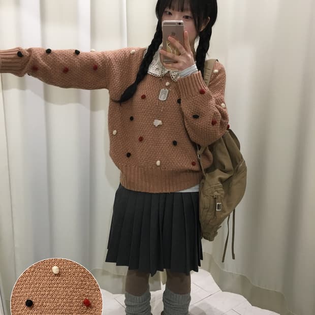 pompom knit