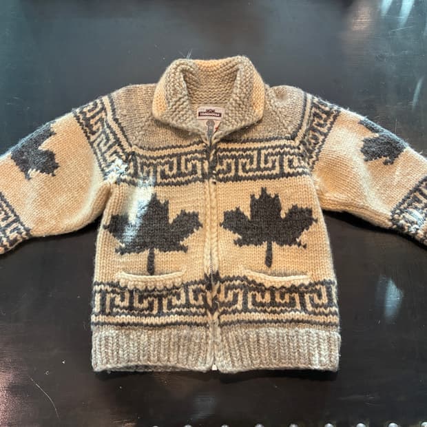 40) LONGHOUSE 오리지널 캐나다 울 코위찬