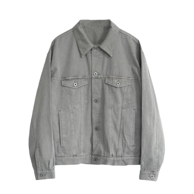 [2]폴리테루 휴먼인덱스 인덱스 트러커 자켓 그레이