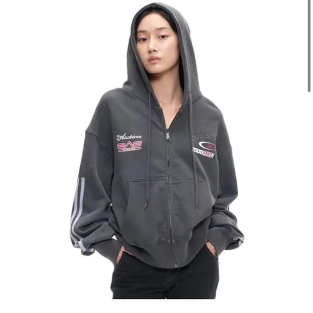 2000 archives arc racing hoodie zip up