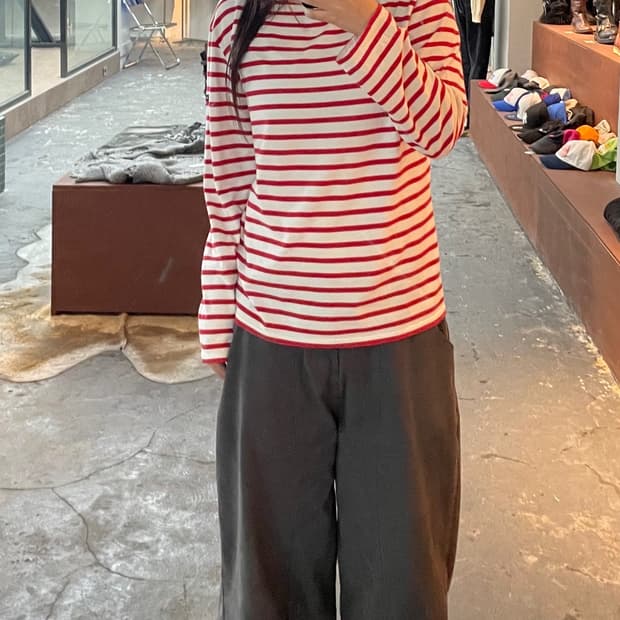세인트 제임스 스트라이프 슬리브 H666