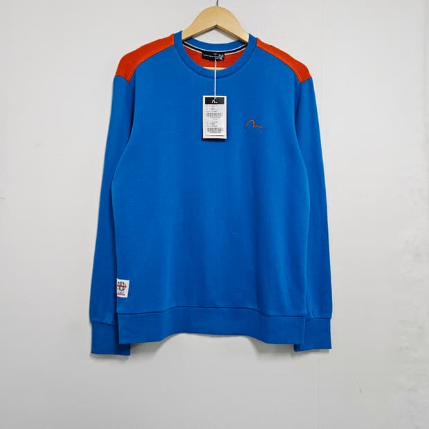 M) 새상품 EVISU 에비수 블루 맨투맨