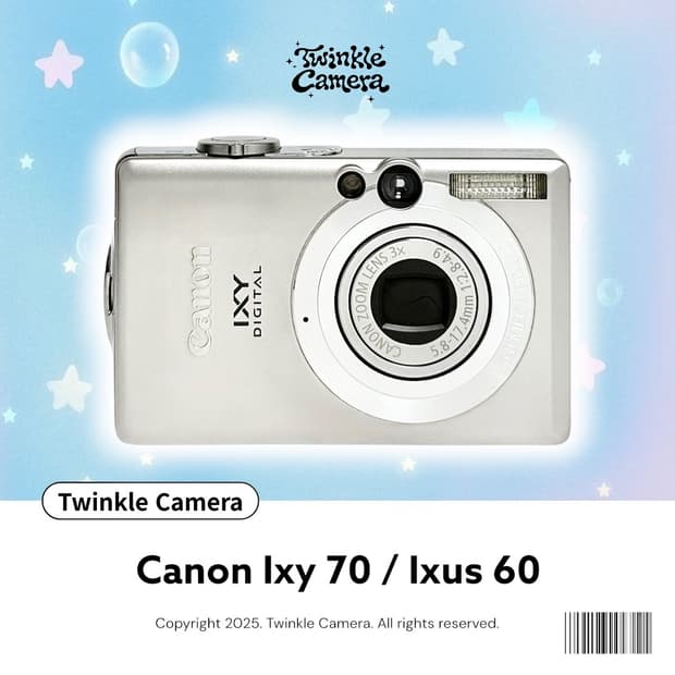 Canon ixy 캐논 익시 70 (익서스 60)