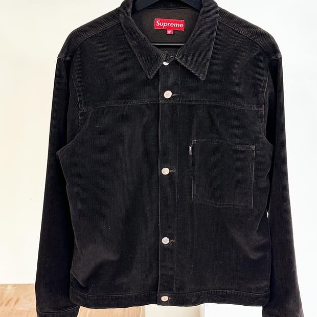 SUPREME 슈프림 1세대 아카이브 브라운 코듀로이 