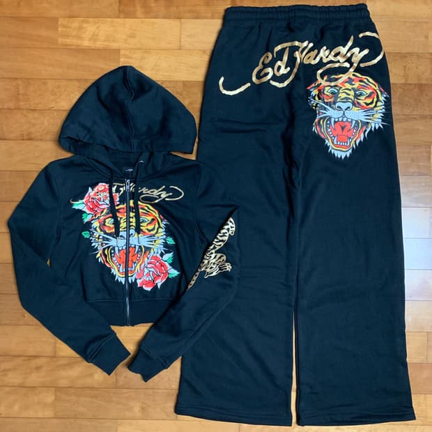 [새제품] 에드하디 스웻 셋업
