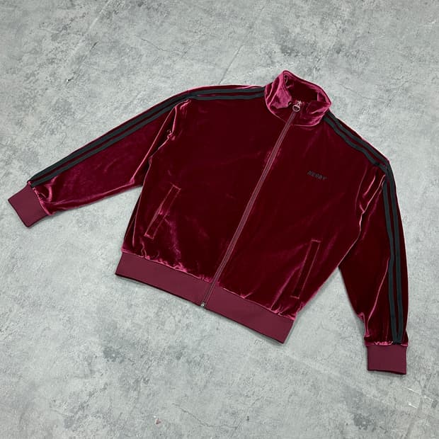 널디 벨벳 트랙 집업