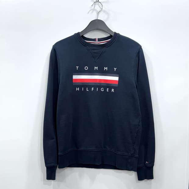 타미힐피거 빅로고 맨투맨 S