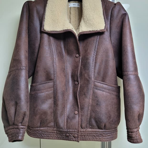 MANGO 망고 무스탕 자켓