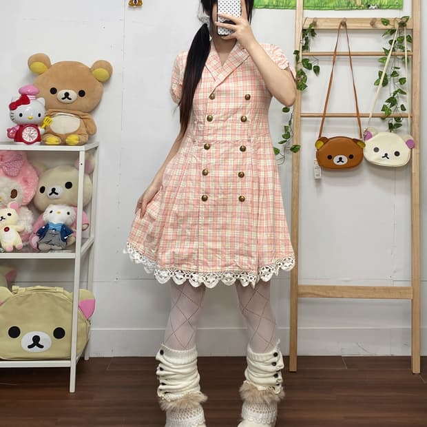 ꒰ঌ 복숭아 샤벳 🍧 원피스 ໒꒱