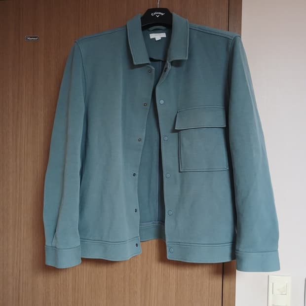 COS 민트 트윌 자켓 L