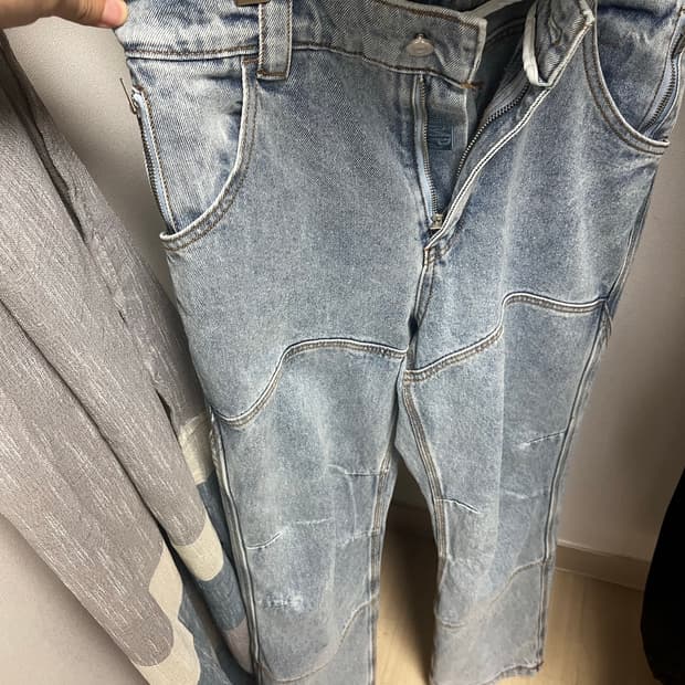 MPa CALF POCKET PANTS (STEEL BLUE)