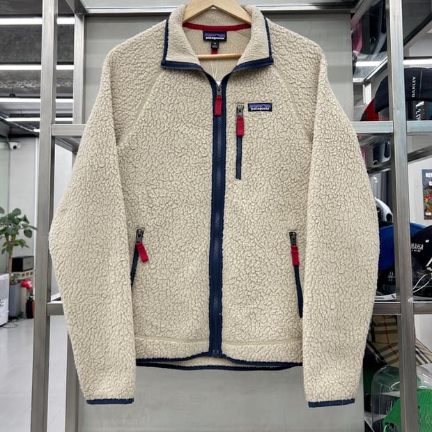 파타고니아 레트로 Retro-X 쉐르파 후리스 플리스 자켓 베이지