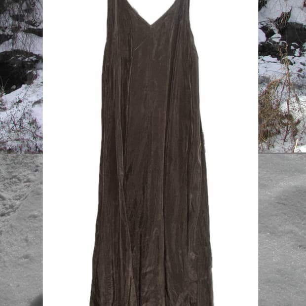 빈티지 카카오 슬립 롱