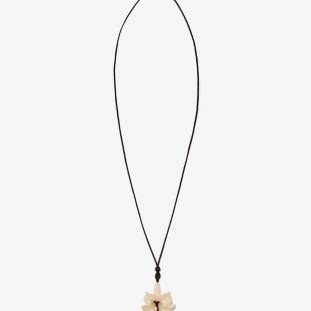 글로니 FLORAL GEM NECKLACE (IVORY)