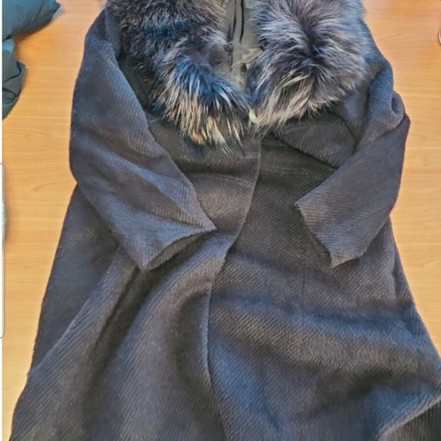 MAYU DESIGN (일본정품)천연폭스털 고급 알파카코트 자켓 점퍼 패