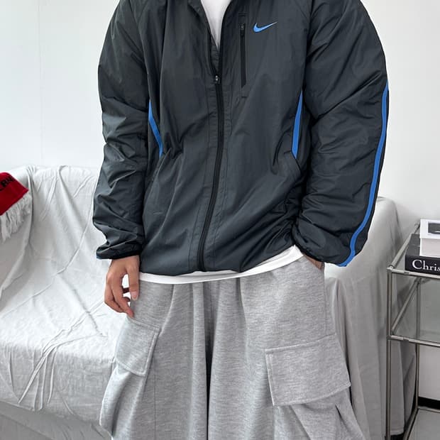 나이키 00s 스우시 라인 바람막이 L