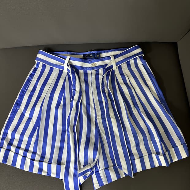 폴로 랄프로렌 스트라이프 사틴 반바지