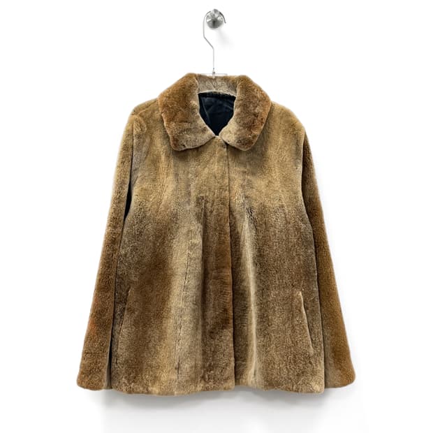 쉬어드 밍크 퍼 코트