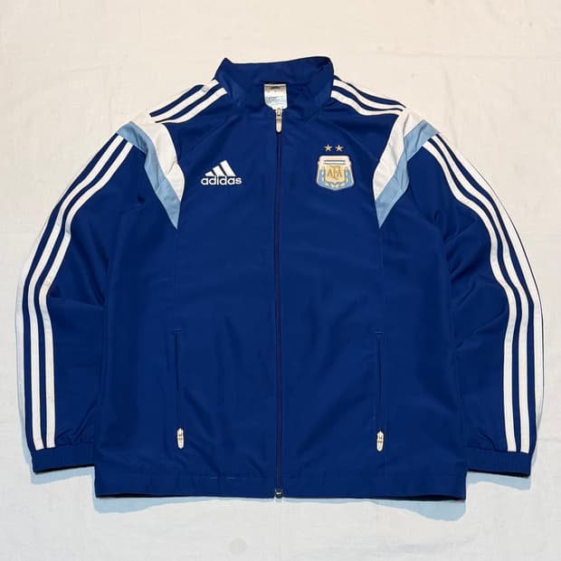 아디다스 13-14 아르헨티나 국대 바람막이 블루