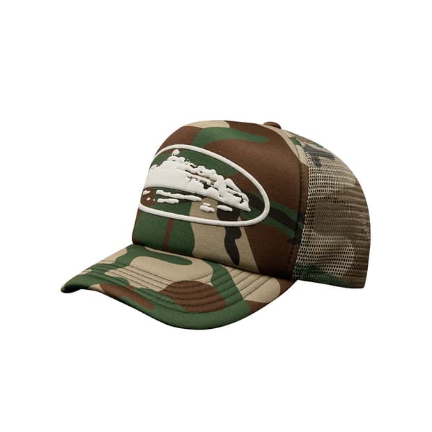 ISLAND PUFF PRINT TRUCKER HAT