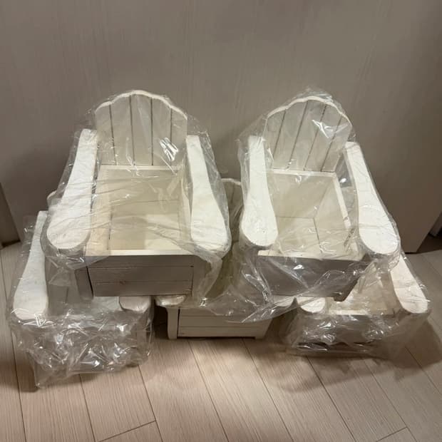 미니 원목 미니의자 트레이 장식