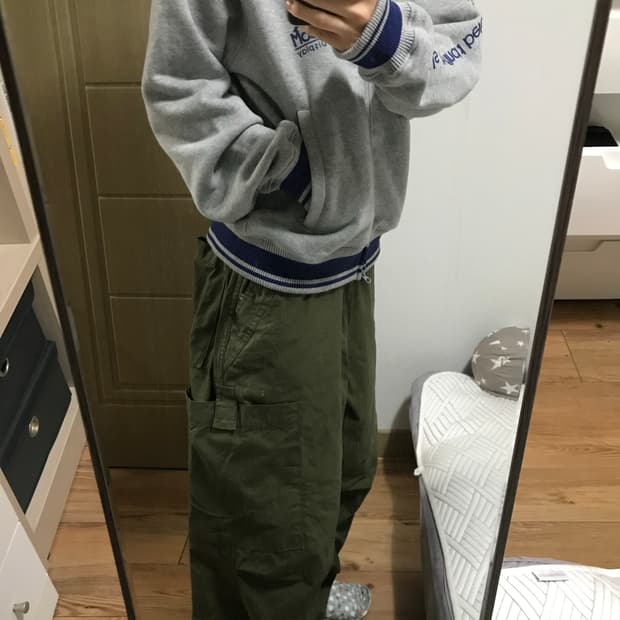 카키 카고팬츠