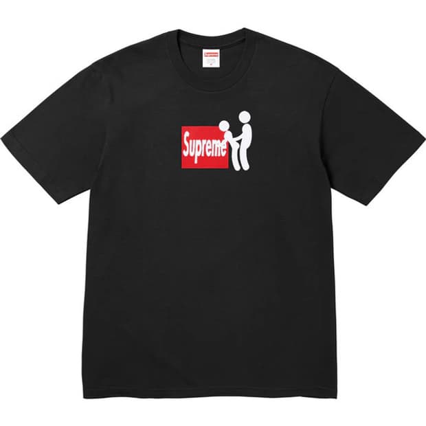 슈프림 스틱 티 블랙 M