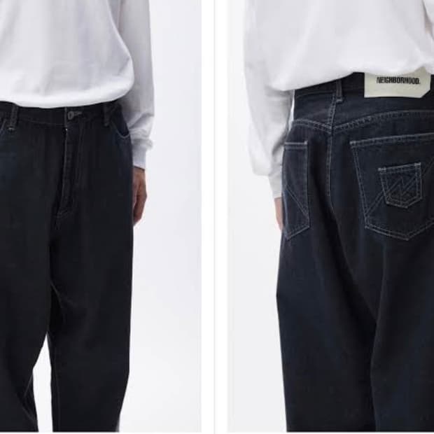 새상품) 네이버후드 x 핀가린 6pk 데님팬츠