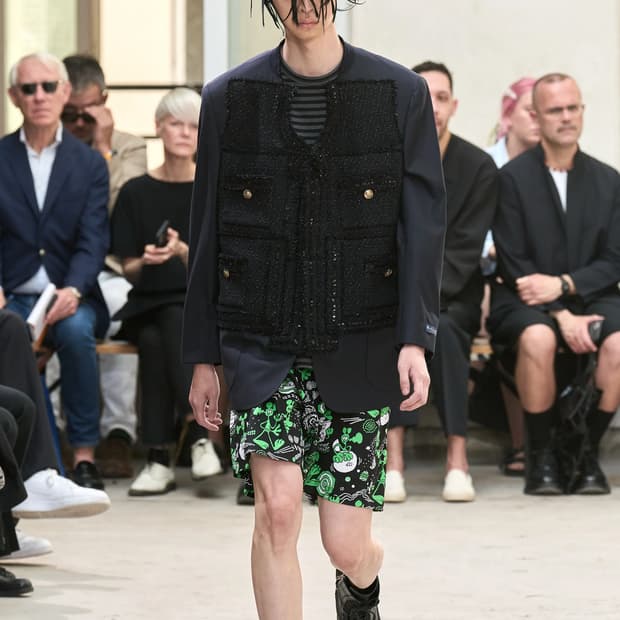 준야 와타나베 24ss 브룩스 트위드 블레이저