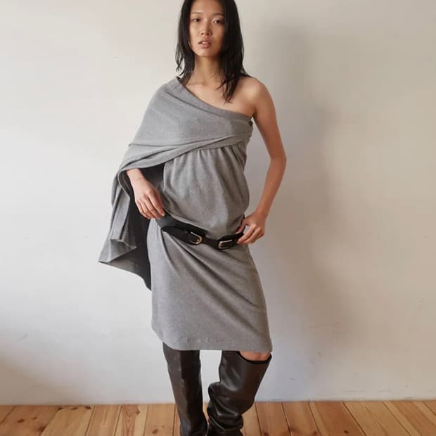 Cerric drape long skirt