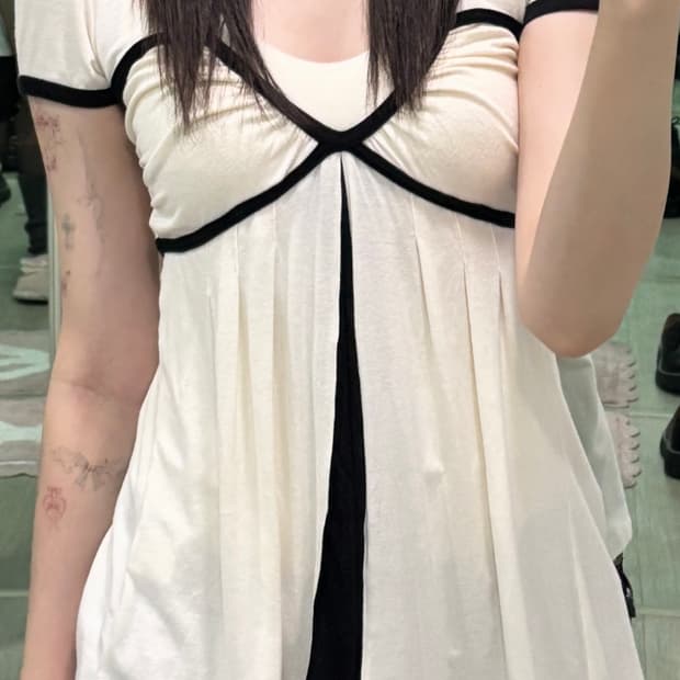 립서비스 반팔 티셔츠 갸루 오네갸루