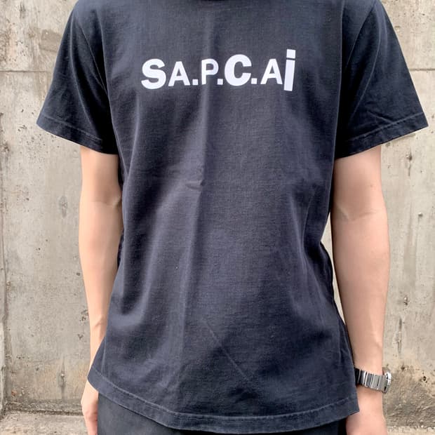 A.P.C x SACAI 반팔 티셔츠