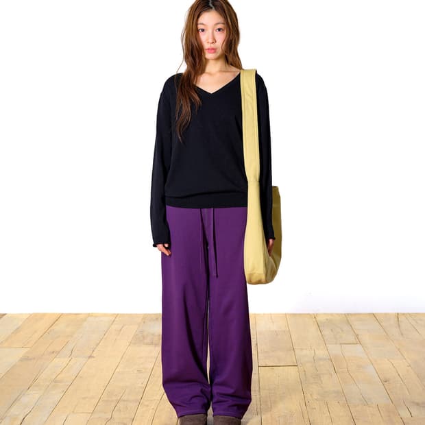 코이세이오 038 SOFT SWEAT PANTS PURPLE